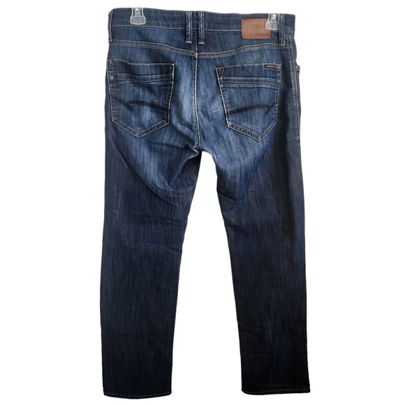 Mavi Mens Zach Straight Leg Medium Wash Denim Jeans Size 33x32 - Picture 4 of 12